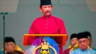 Brunei’s Sultan Hassanal Bolkiah said a ‘de fato moratorium’ would apply to the death penalty for gay sex. Photograph: Brunei OUT/AFP/Getty Images