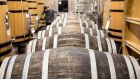 Crooked Stave uses big oak barrels to ferment its Sour Rosé ale