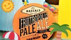Another newbie from Rascals is its hazy Fruitropolis pale ale