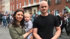 Jade Delaney and Josh Moody from Trim Co Meath with their daughter  Aria 