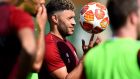 Alex Oxlade-Chamberlain of Liverpool during a training session in Marbella. Photograph: Andrew Powell/Liverpool FC via Getty Images
