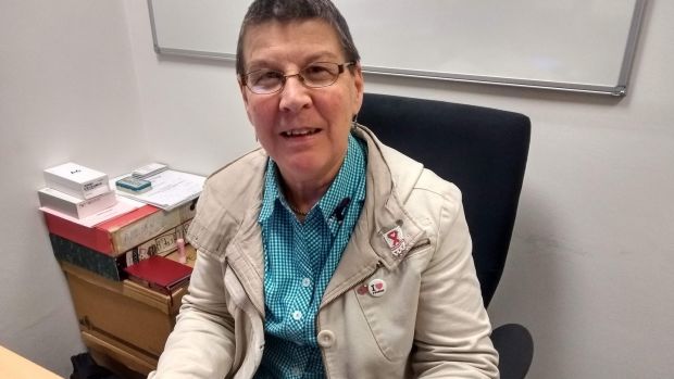 Breda Gahan, Concern Worldwide’s Global Senior Health and HIV adviser, in her Dublin office