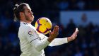 Real Madrid’s  Gareth Bale. The Spanish club  and Manchester United are the only clubs with an enterprise value above €3bn. Photograph: Getty Images