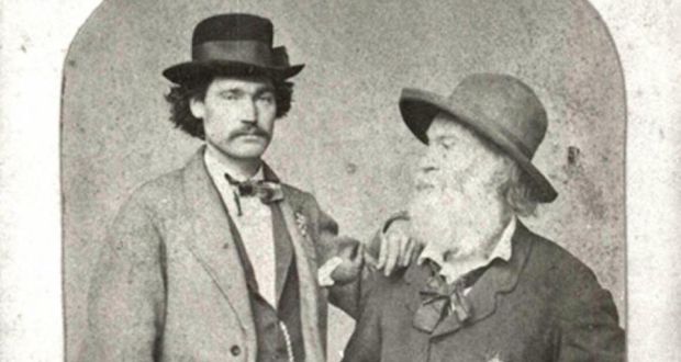 Peter Doyle and Walt Whitman, circa 1869. Photograph: Courtesy of William R. Perkins Library, Duke University, Trent Collection.