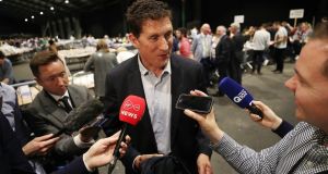  The increase in the Green vote means its current two Dáil seats – Eamon Ryan in Dublin Bay South and Catherine Martin in Dublin Rathdown – are secure.  Photograph:  Niall Carson/PA Wire 