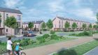 An artist’s impression of the townhouses at the proposed Baldoyle residential scheme. 