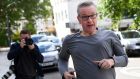 British environment secretary Michael Gove out for a run in London. He told Conservatives he would seek to negotiate a “full stop” to the backstop through alternative arrangements to keep the Irish Border open. Photograph: EPA