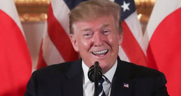 US president Donald Trump: The same tactics used against Iran force European companies and states to become agents of US policy. Photograph: Jonathan Ernst