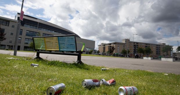 Ballymun in Dublin was deemed a litter black spot and placed at the foot of the Irish Business Against Litter anti-litter league rankings. Photograph: Tom Honan/The Irish Times
