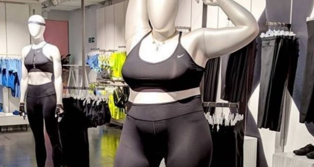 Nike has introduced the mannequins to ‘celebrate the diversity and inclusivity of sport’