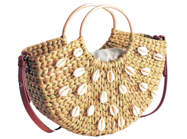 Woven puka shell tote bag, €59, & Other Stories