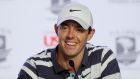  Rory McIlroy speaks to the media during a press conference prior to the 2019 US Open at Pebble Beach Golf Links. Photograph: Warren Little/Getty Images