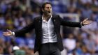 Chelsea could make a move for former player Frank Lampard, who is in charge at Derby County. Photograph: Andrew Matthews/PA Wire