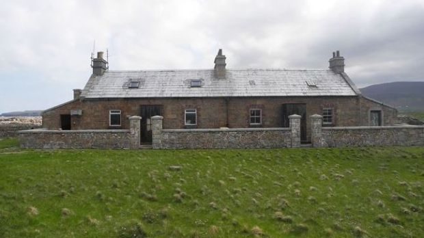 Two Lighthouse Keepers Cottages On Island Off Donegal Go On Sale