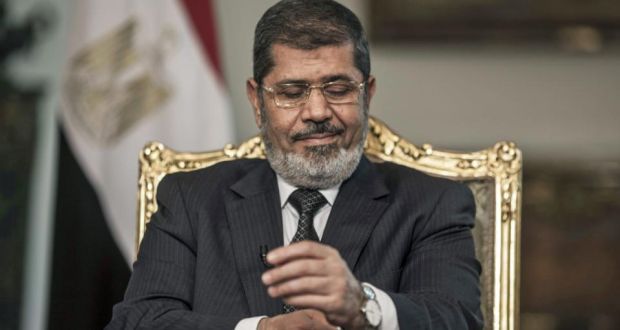 Former Egypt president Mohamed Morsi. Photograph: Oliver Weiken/EPA
