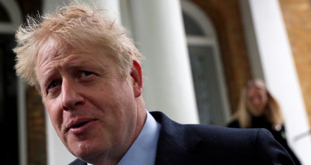 Boris Johnson: admitted he would need an agreement with the EU  to avoid a hard Border. Photograph: Reuters 