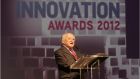 President Michael D Higgins  at The Irish Times  Innovation Awards 2012 at the Royal Hospital in Kilmainham, Dublin. Photograph: Dara Mac Dónaill  