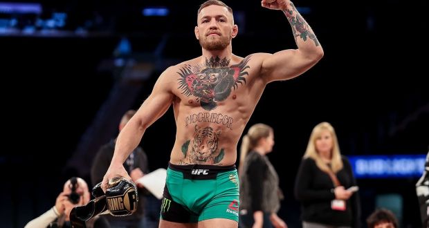 Conor McGregor told his followers that his two white mink coats were “like art pieces now” as the company had since discontinued all animal skin clothing. Photograph: Tom Hogan/©INPHO