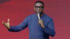 Evangelical pastor Biodun Fatoyinbo said the past few days had been “sobering”. Photograph: YouTube/PastorBiodun TV