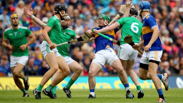 The Munster final was Limerick at their best – savage in pursuit of the ball and clinical and precise in using it. Photograph: James Crombie/Inpho