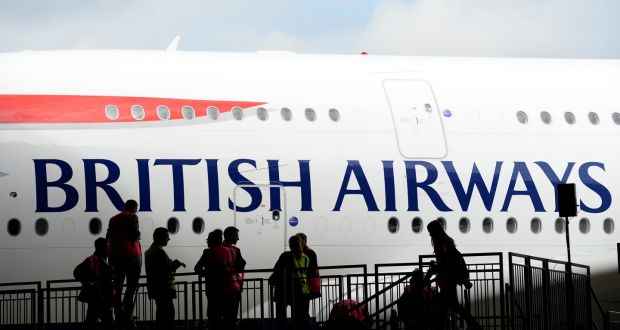 British Airways is facing a record £183 million (€204.5 million) fine following the theft of customer data in 2018.  Photograph: Paul Hackett/Reuters