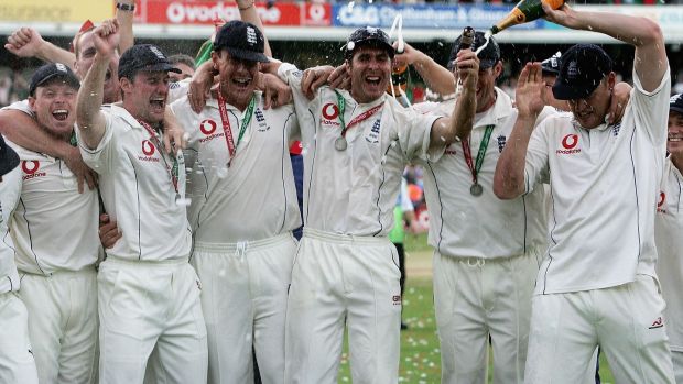 Viewing figures for the 2005 Ashes series peaked at 8.4 million on Channel 4. Photo: Tom Shaw/Getty Images