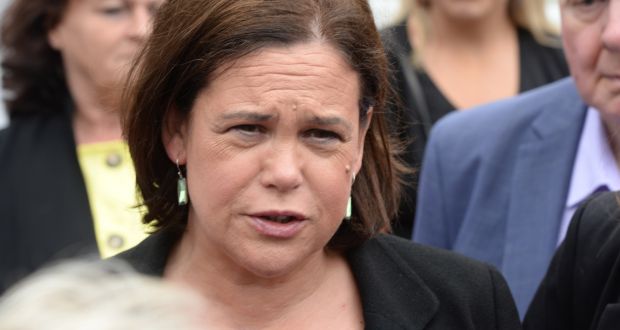Sinn Féin leader Mary Lou McDonald: came in for general criticism for a number of incidents in the past year. Photograph: Dara Mac Dónaill