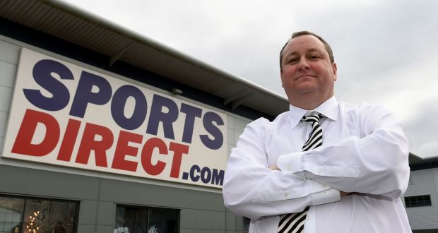 Sports Direct founder Mike Ashley has expanded his empire with a flurry of deals, from House of Fraser and a disastrous investment in Debenhams to Evans Cycles, Sofa.com and Game Digital. Photograph: Joe Giddens/PA Wire