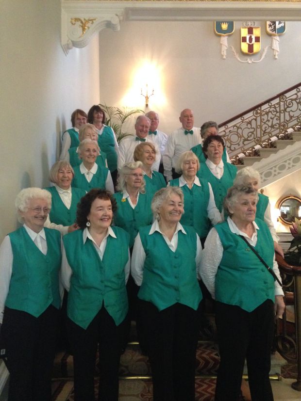 Irish Pensioners Choir in the Embassy of Ireland in 2018.