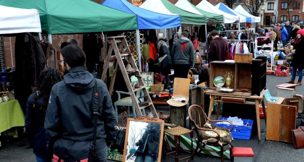  Dublin Flea Market  at Newmarket Square back in 2015. It was an exercise in community, creativity, entrepreneurship, friendship and fun. Photograph: Cyril Byrne
