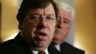 Brian Cowen has been receiving treatment in hospital following serious concerns for his health earlier this month.  Photograph:Alan Betson