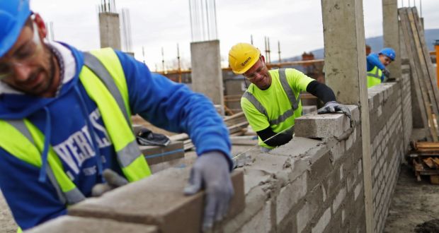 Almost all self-builds involve the applicants project managing the job but relying on skilled tradespeople to carry out much, if not all, the work. Photograph: Chris Ratcliffe/Bloomberg