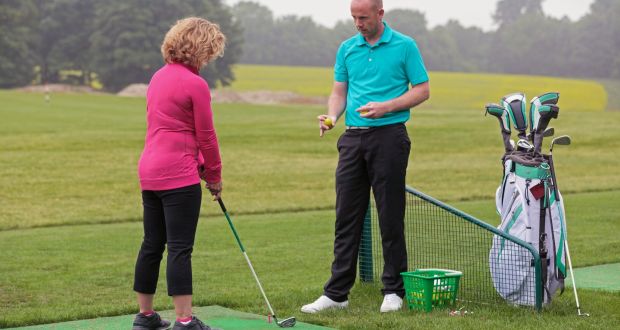 There has been a fall off in golfers taking individual lessons, with more taking part in group lessons.  