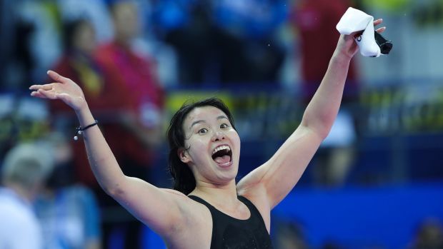 China’s Olympian swimmer Fu Yuanhui’s comments sparked a wave of conversation worldwide, giving voice to the reality that female athletes at all levels can attest to: having your period can impact your performance. Photograph: Lintao Zhang/Getty Images