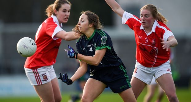  Foxrock-Cabinteely’s Sinead Delahunty in action.  Delahunty believes athletes who incorporate menstrual health as part of their lives are the ones at the top of their game. Photograph: Tommy Grealy/Inpho