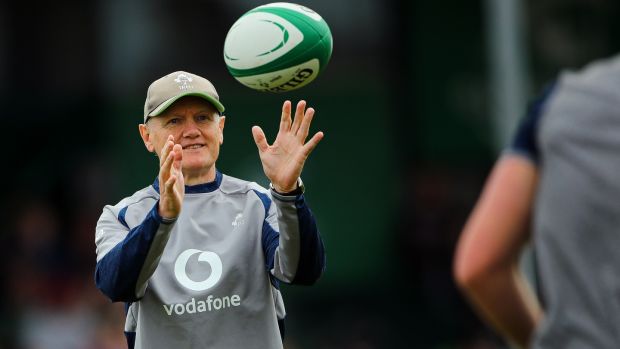 Joe Schmidt’s Ireland are favourites to top Pool A. Photograph: James Crombie/Inpho