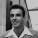 Actor Montgomery Clift standing outside sound stages at Paramount Studios while  filming A Place in the Sun. Photograph:  Peter Stackpole/The LIFE Picture Collection via Getty Images/Getty 