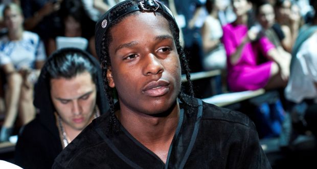 US rapper A$AP Rocky, who is to go on trial for assault  in Sweden next week. Photograph: Andrew Burton/Reuters