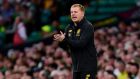 Celtic manager  Neil Lennon made six changes for the second leg against  Nomme Kalju. Photograph:  Mark Runnacles/Getty Images