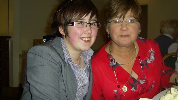 Lyra McKee and her mother Joan McKee. Portrait provided by the family