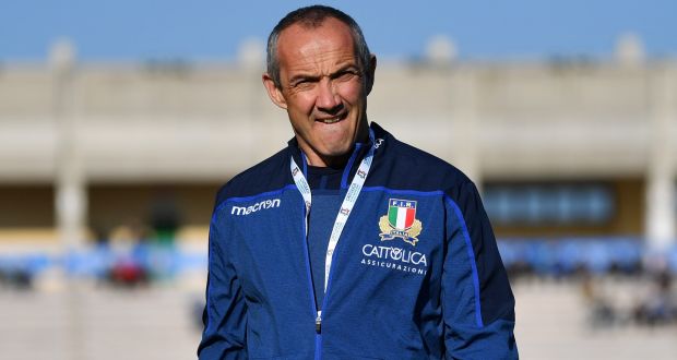  Conor O’Shea:  highly regarded coach has been in Italian rugby’s top job since 2016.  Photograph:  Dan Mullan/Getty Images