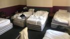 Facilities for asylum seekers at the East End Hotel in Portarlington pictured by a Movement of Asylum Seekers in Ireland volunteer. Photograph: MSAI