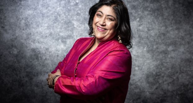 Director Gurinder Chadha poses for a photo session during the 2nd edition of the Cannes International Series Festival on April 7th, 2019 in Cannes, southern France. Photograph: Joel Saget/AFP/Getty Images