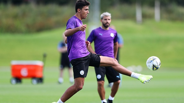 Rodri is expected to slot straight into the base of the Manchester City midfield. Photograph: Getty Images