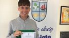 MacDara Allison, from Coláiste Na Coiribe, Co Galway, who got eight H1s in the Leaving Cert on Tuesday 