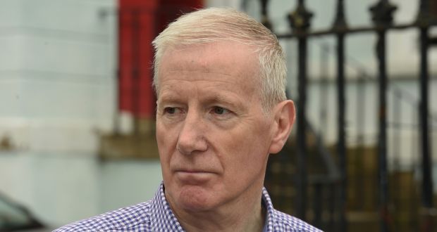 Gregory Campbell in Derry: ‘Jack Lynch made the statement about we won’t stand by, and for the unionist community that was tantamount to virtually an Irish invasion.’ Photograph: Trevor McBride