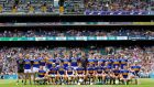 Tipperary ahead of their All-Ireland semi-final win over Wexford. Photograph: James Crombie/Inpho