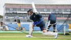 Jason Roy of England bats during a nets session at Headingley ahead of the third Ashes Test. Photo: Gareth Copley/Getty Images