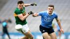Brian Fenton and Jack Barry in action last year. Photograph: Inpho
