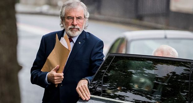 Former Sinn Féin president Gerry Adams. Photograph: Liam McBurney/PA Wire